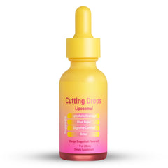 Cutting Drops – Lymphatic-Focused Debloat Formula ,for Lymphatic Drainage, Bloat Relief, Digestive Comfort and Detox – Mango Dragonfruit Flavor, 30 Servings