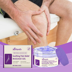 2PC Soothing Relief Massage Gel, Joint Gel Purple Gel Soothes for Knees, Lumbar, Neck, Hands and Joint Activities Throughout.(100g)