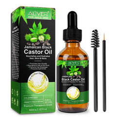 Aliver 100% Pure & Natural Jamaican Black Castor Oil Promotes hair growth,Prevent hair damage