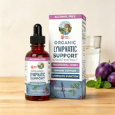 Organic Lymphatic Drainage Drops | Herbal Lymph Detox & Immune Support with Echinacea, Elderberry | Vegan, 30 ml