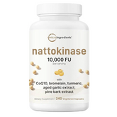 Nattokinase 10,000 FU Per Serving, 240 Veggie Capsules