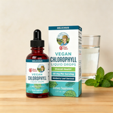 Chlorophyll Liquid Drops | | Vegan | Non-Diluted Liquid Chlorophyll| Mulberry Derived Supplement for 14+ | Non-GMO | Delicious Minty Flavor | 2 Fl Oz