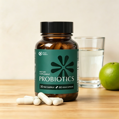 Digestive Health Probiotic - Gut Support for Men & Women - Vegan & Gluten Free - 60 Delayed-Release Capsules (30-Day Supply)