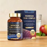 (2PC)Magnesium 12 in 1 Complex 700mg - Glycinate Citrate Malate Taurate