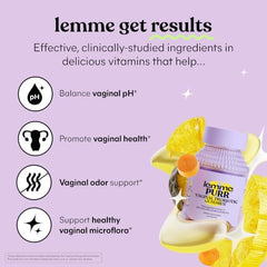 Lemme Purr & Play Bundle - Daily Intimacy Gummies and Vaginal Probiotic Gummies for Women (60ct Each)
