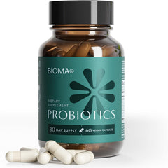Digestive Health Probiotic - Gut Support for Men & Women - Vegan & Gluten Free - 60 Delayed-Release Capsules (30-Day Supply)