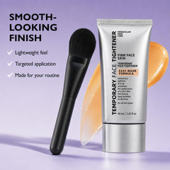 Instant Face Tightener Cream, Temporary Firming Tightening Serum Advanced Formula Effect for Under Eye Bags & Fine Lines. Puffiness & Wrinkles, Includes Applicator Brush.1.35 fl oz /40ml