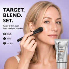 Instant Face Tightener Cream, Temporary Firming Tightening Serum Advanced Formula Effect for Under Eye Bags & Fine Lines. Puffiness & Wrinkles, Includes Applicator Brush.1.35 fl oz /40ml
