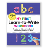 My First Learn-to-Write Workbook:Practice for Kids with Pen Control, Line Tracing, Letters, and More!
