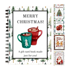 Christmas Gift Card Book, DIY Holiday Gift Card Holder Booklet