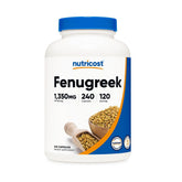 Nutricost Fenugreek Seed 1350mg, 240 Capsules, Gluten Free, GMO-Free