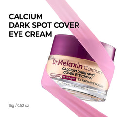 Korean Calcium Dark Spot Eye Cream 15g – Dark Circles, Under Eye Bags & Sagging | Hydrolyzed Elastin EX Volume Firming