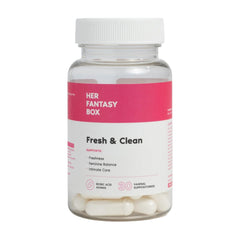 Her Fantasy Box | Fresh & Clean – Boric Acid for pH Balance, Odor Control & Comfort – 30 Count