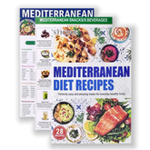 3 Count Mediterranean Diet Food List Cookbook for Healthy Living