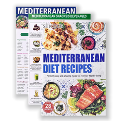 3 Count Mediterranean Diet Food List Cookbook for Healthy Living