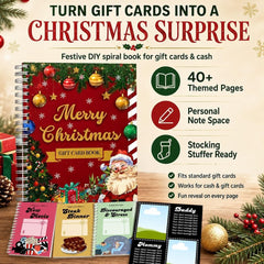 Christmas Gift Card Book, DIY Holiday Gift Card Holder Booklet
