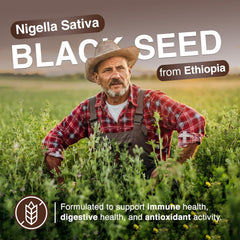 Ethiopian Black Seed Softgels 1000mg Per Serving