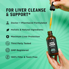 Super Liver Support with Milk Thistle All-Natural Liver Cleanse, Detox & Repair Month Supply