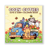 Cozy Cuties: Coloring Book for Adults and Kids