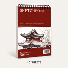 A4 Spiral Blank Sketchbook – Take Your Skills Further, Create Freely