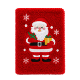 Christmas Plush Notebook – A5 Fuzzy Holiday Journal
