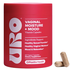 URO Vaginal Moisture & Mood Formulated to Support Vaginal Moisture, Mood & Relaxation -30 Servings