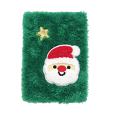 Christmas Plush Notebook – Soft Fuzzy Holiday Journal