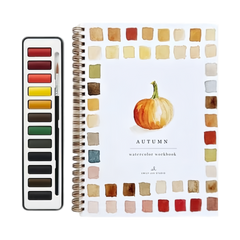 Autumn Watercolor Workbook by Emily Lex Studio