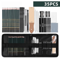 35PC Sketch & Drawing Art Kit for Beginner Art Students