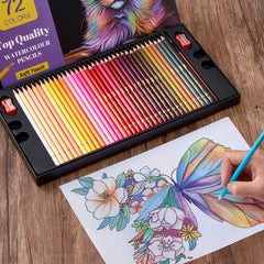 72-Color Watercolor Pencil Set