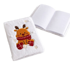 Christmas Plush Notebook β A5 Fuzzy Holiday Journal