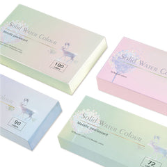 72-Color Metallic Watercolor Paint Set with Portable Tin Case