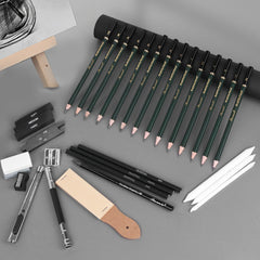 35PC Sketch & Drawing Art Kit for Beginner Art Students