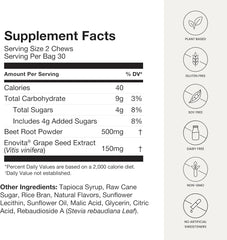HumanN, SuperBeets Heart Chews Pomegranate Berry 60 Chews