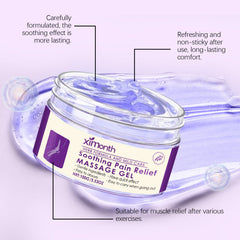 2PC Soothing Relief Massage Gel, Joint Gel Purple Gel Soothes for Knees, Lumbar, Neck, Hands and Joint Activities Throughout.(100g)