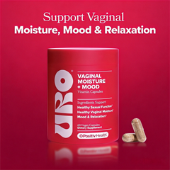 URO Vaginal Moisture& Mood Capsules , Support Vaginal Moisture, Mood & Relaxation -30 Servings