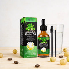 Aliver 100% Pure & Natural Jamaican Black Castor Oil Promotes hair growth,Prevent hair damage