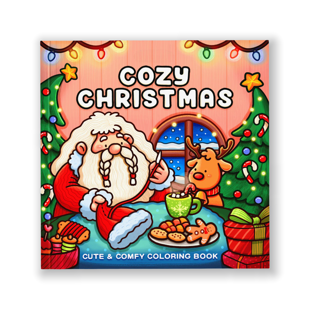 Cozy Christmas: Coloring Book for Adults and Kids
