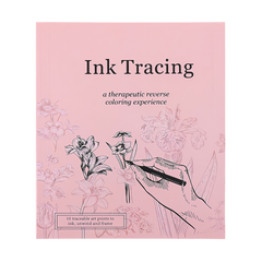 Meditative Coloring Experience – Ink Tracing Art Book