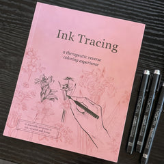 Meditative Coloring Experience – Ink Tracing Art Book