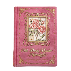 Vintage Floral Junk Journal – 192-Page Writing & Scrapbook Notebook