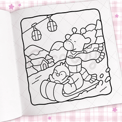 Cozy Days: Coloring Book for Adults and Kids
