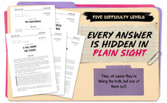 Catch the Liar: A Murder Mystery Puzzle Book - Read the File, Review the Evidence & Solve the Case