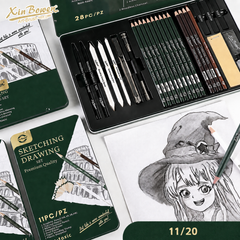 Professional Iron Box Artist Sketching Set丨Easy Drawing Kit