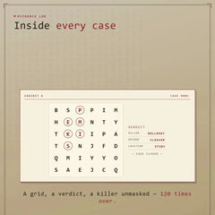 Cold Case Files: The Murder Mystery Word Search Puzzle Book