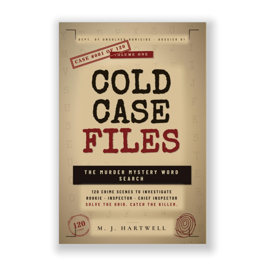 Cold Case Files: The Murder Mystery Word Search Puzzle Book