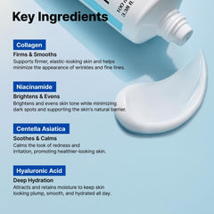 Ultimate Moisturizing Cream | Centella Asiatica, Niacinamide, Hyaluronic Acid, Collagen | Wrinkles, Fine Lines, Dark Spots, Dry Skin, Redness | 3.38 fl. oz., 100ml