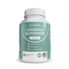 Rosabella Liposomal Glutathione 500mg – High Absorption Glutathione Supplement, Antioxidant Support, Cellular Health & Detox Support, 60 Capsules, 30 Day Supply, Daily Antioxidant Capsules