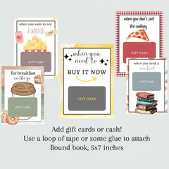Christmas Gift Card Book, DIY Spiral-Bound Holiday Gift Card Holder