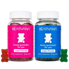 BEARVANA Top & Peach Support Women's Multivitamin Gummies, 120 CT(Berry)